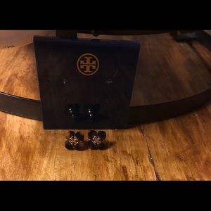 Tory Burch tortoise shell earrings